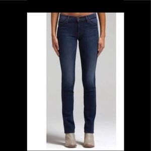 MOTHER The rascal ink paper straight jeans Sz 28